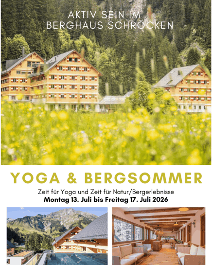 yoga seminar berghaus schröcken